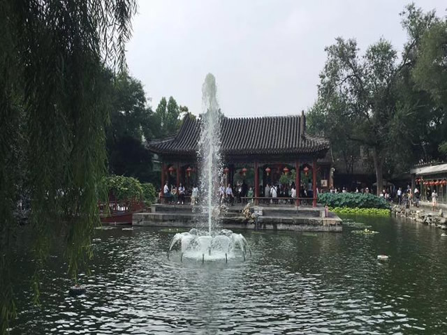 北京恭王府福池景观喷泉工程