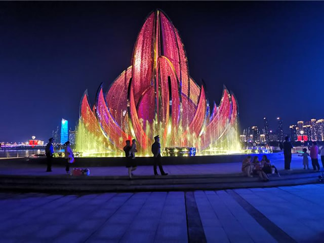 江西南昌红谷滩长廉文化广场音乐喷泉工程