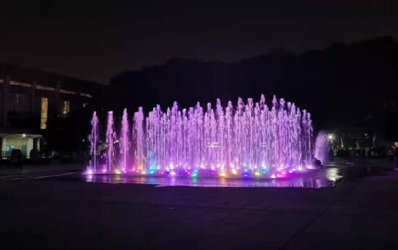 湖北武汉理工大学喷泉设计施工案例